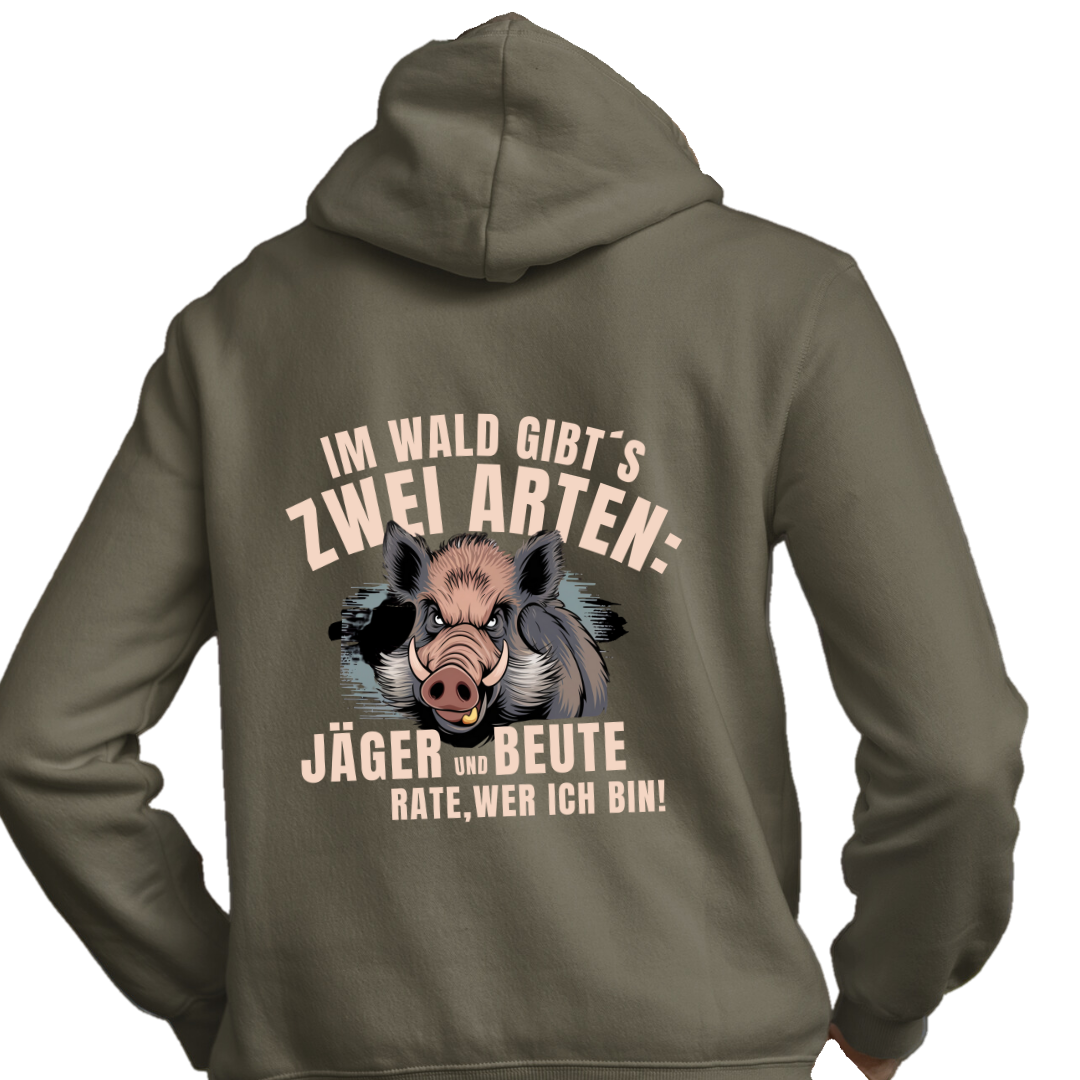 Classic Hoodie "Zwei Arten" Backprint