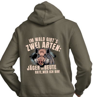 Classic Hoodie "Zwei Arten" Backprint