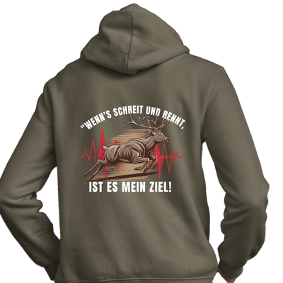 Classic  Hoodie  "Ist mein Ziel " Backprint