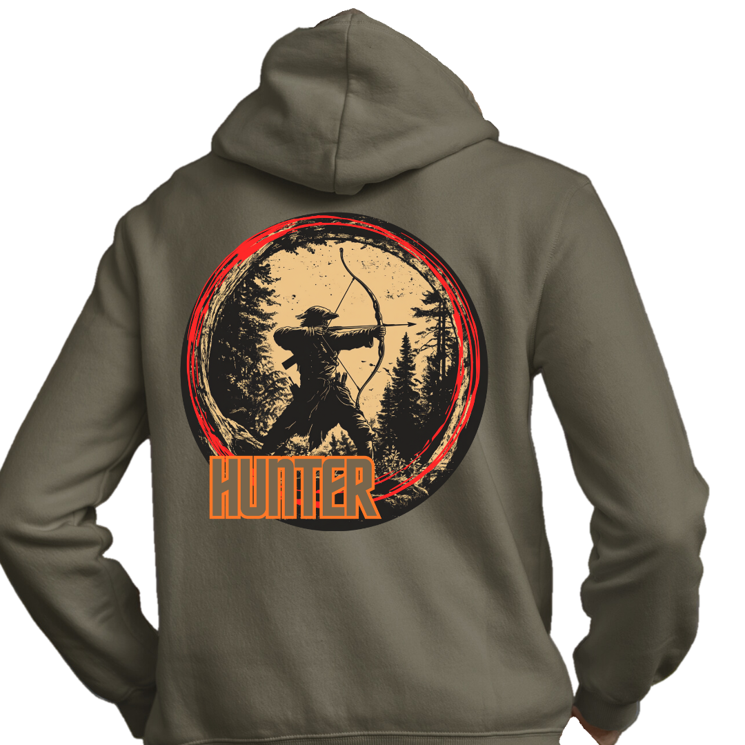 Classic Hoodie "Hunter" Backprint