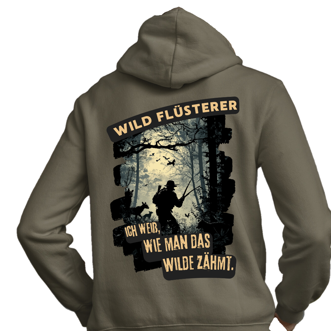 Classic Hoodie "Wild Flüsterer" Backprint