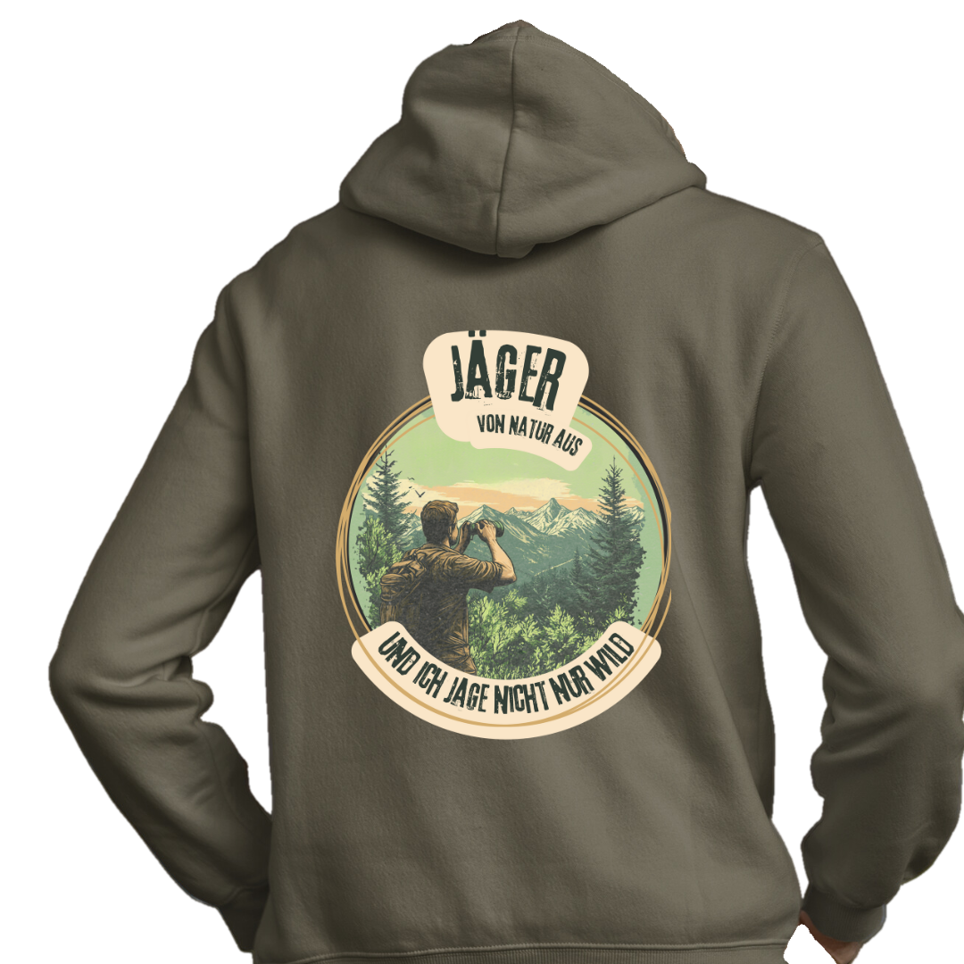 Classic Hoodie "Jäger von Natur " Backprint