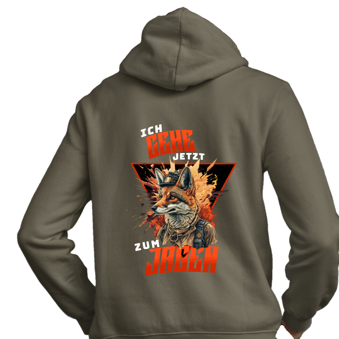 Classic Hoodie  "Zum Jagen" Backprint