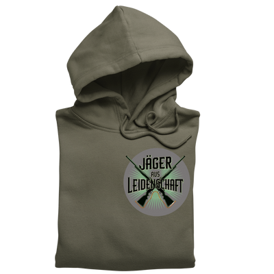 Classic Hoodie "Jäger aus Leidenschaft  Brustprint klein"