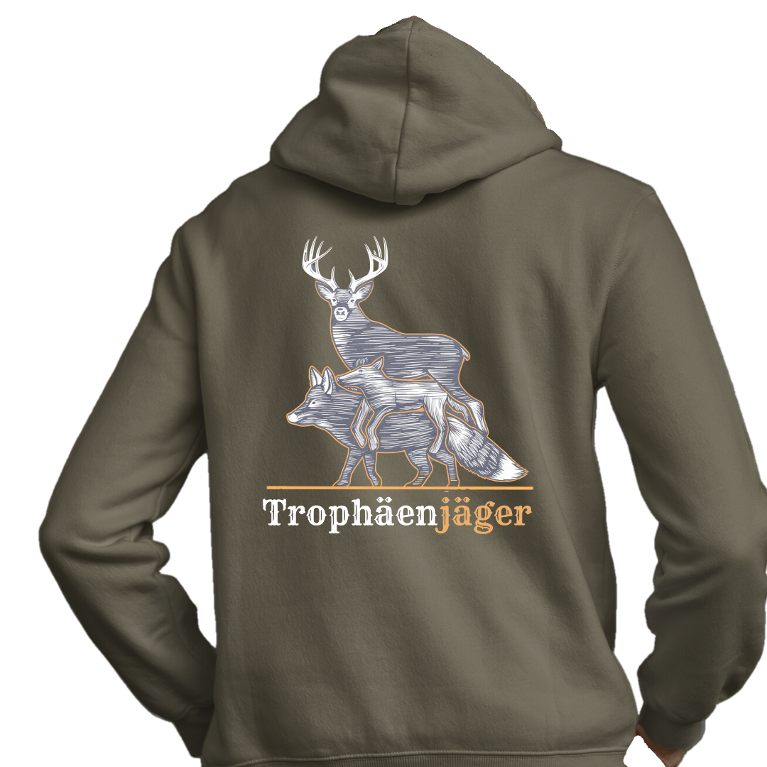 Classic Hoodie "Trophäenjäger" Backprint