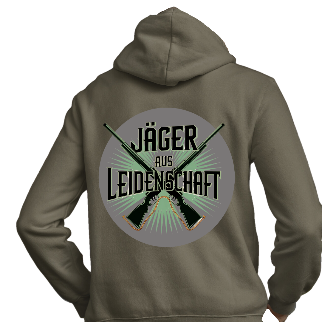 Classic Hoodie "Jäger aus Leidenschaft" Bachprint "