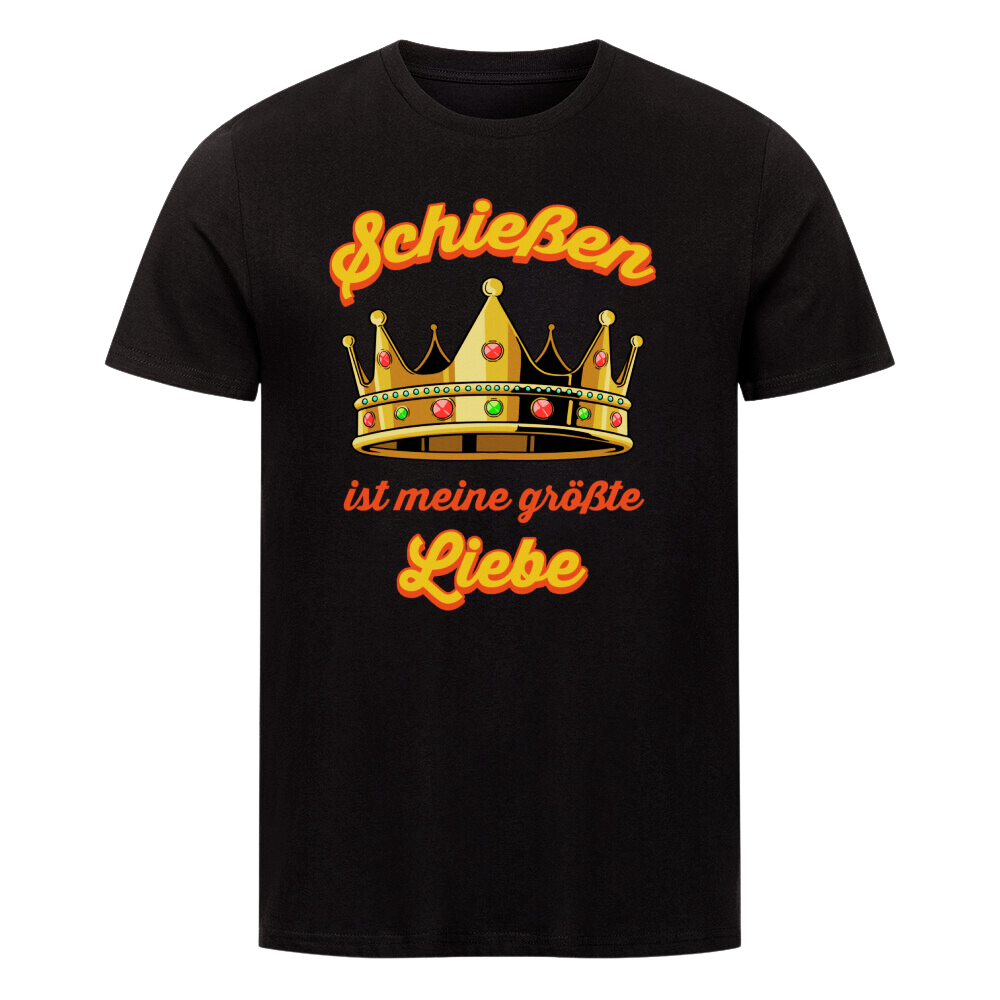 Premium T-Shirt "Schießen ist meine große Liebe"