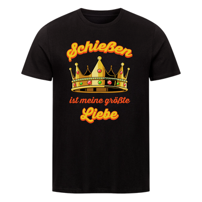 Premium T-Shirt "Schießen ist meine große Liebe"