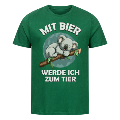 Premium T-Shirt "WERDE ICH ZUM TIER I"