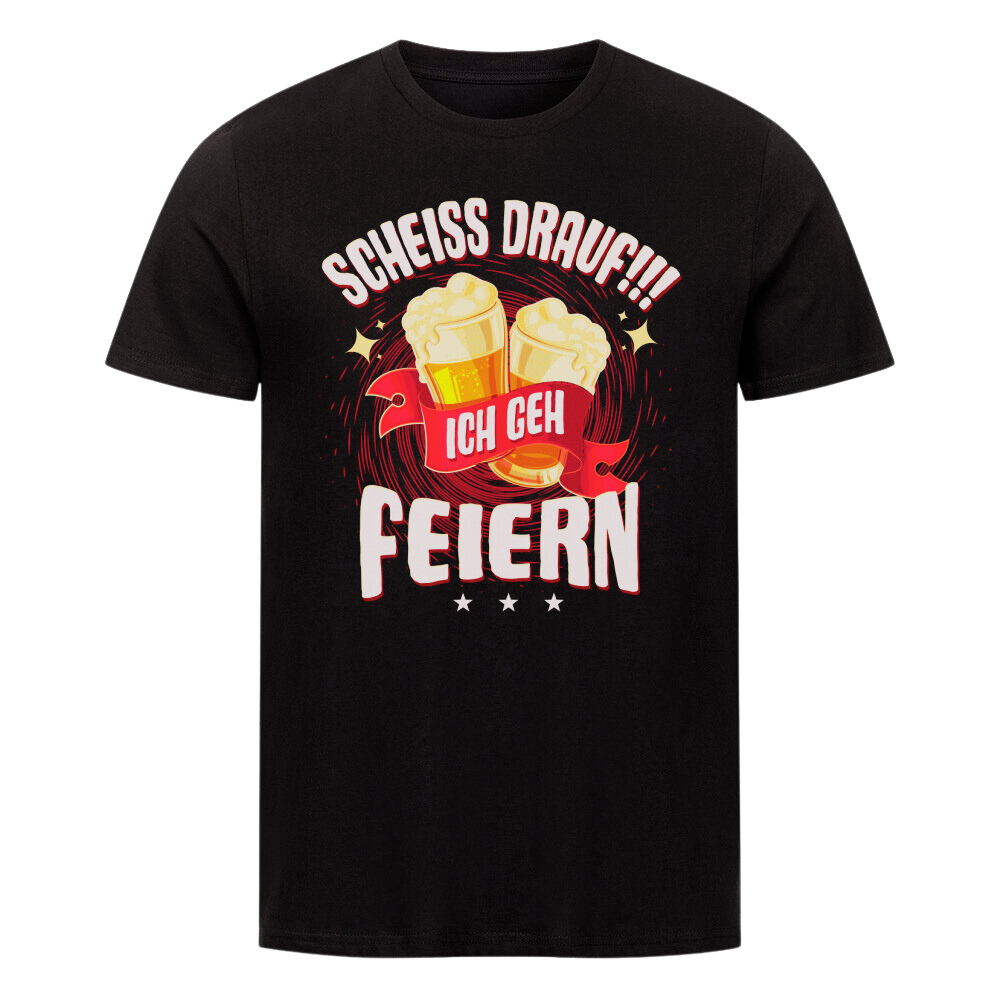 Premium Organic Shirt "Ich geh Feiern"