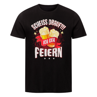 Premium Organic Shirt "Ich geh Feiern"