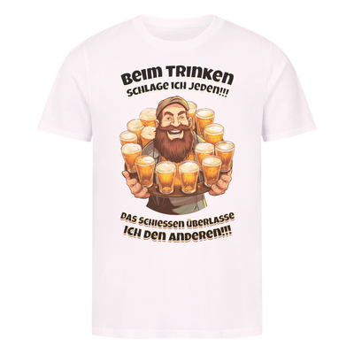 Premium T-Shirt "Beim Trinken"