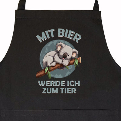 Latzschürze  "Mit Bier"