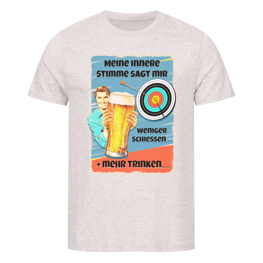 Premium T-Shirt "Mehr Trinken"