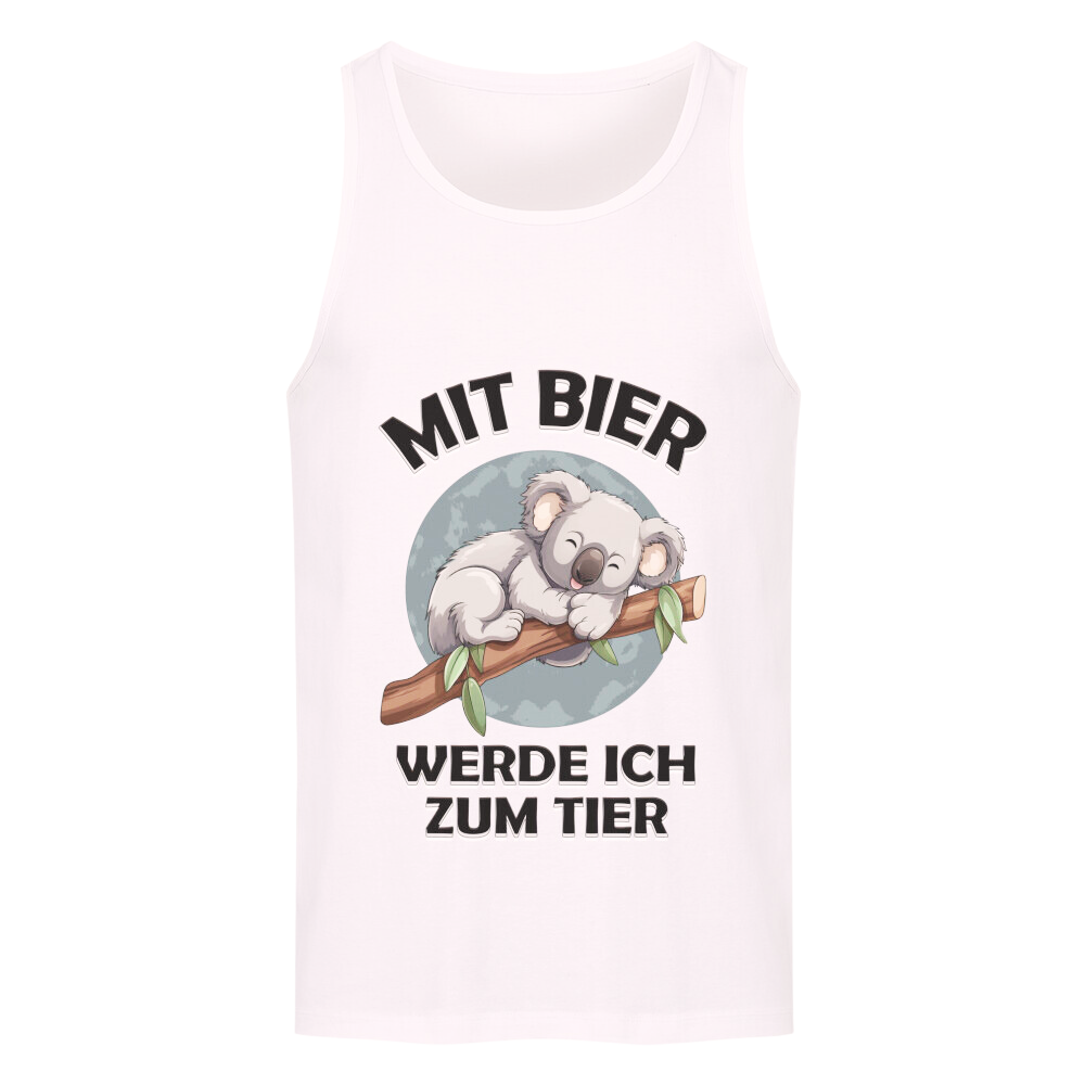 Premium Tanktop "Mit Bier"