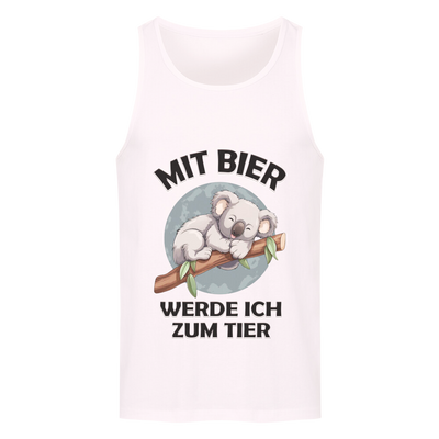 Premium Tanktop "Mit Bier"