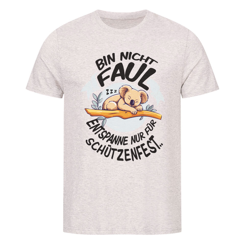 Premium Organic Shirt "Nicht Faul"