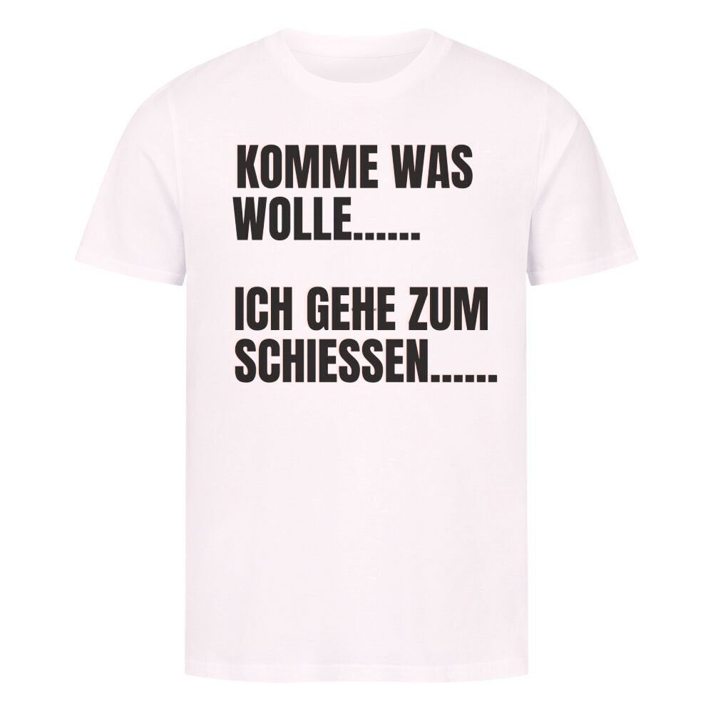 Premium T-Shirt "Ich gehe zum Schießen"