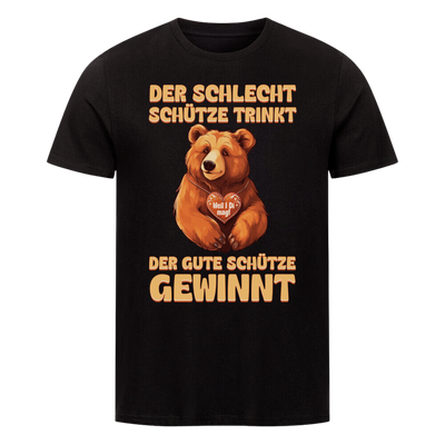 Premium T- Shirt  "DER GUTE SCHÜTZE GEWINNT" II