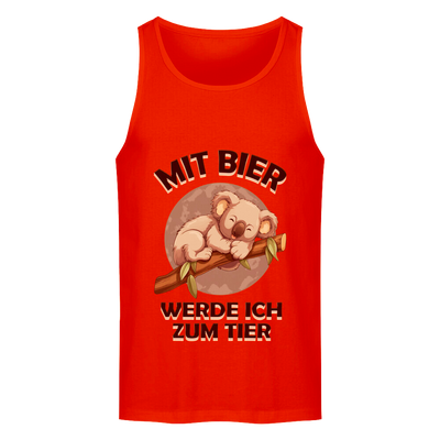 Premium Tanktop "Mit Bier"