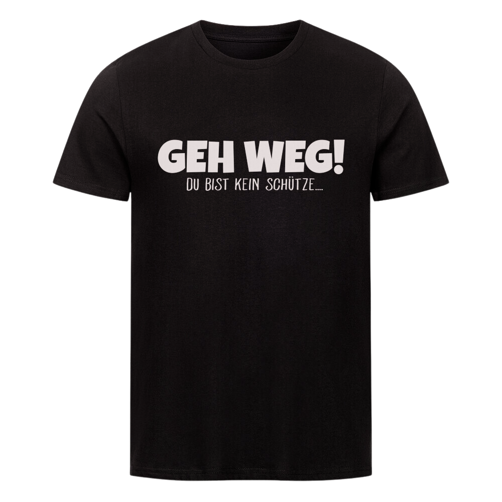 Premium  T-Shirt "geh weg"