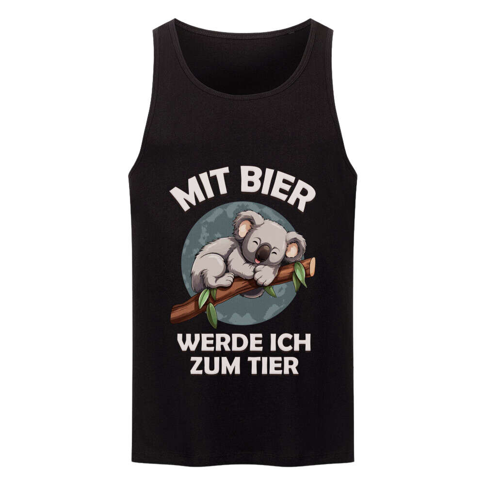 Premium Tanktop "Mit Bier"