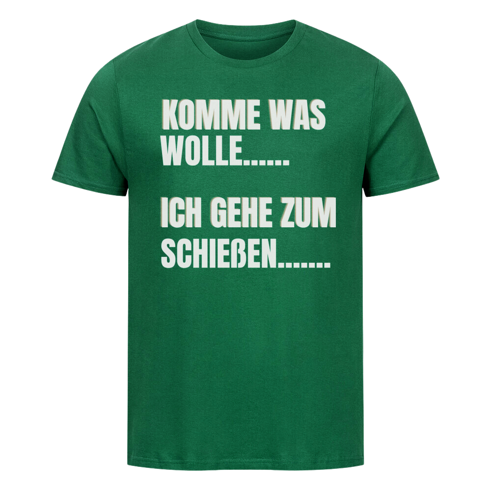 Premium T-Shirt "Ich gehe zum Schießen"