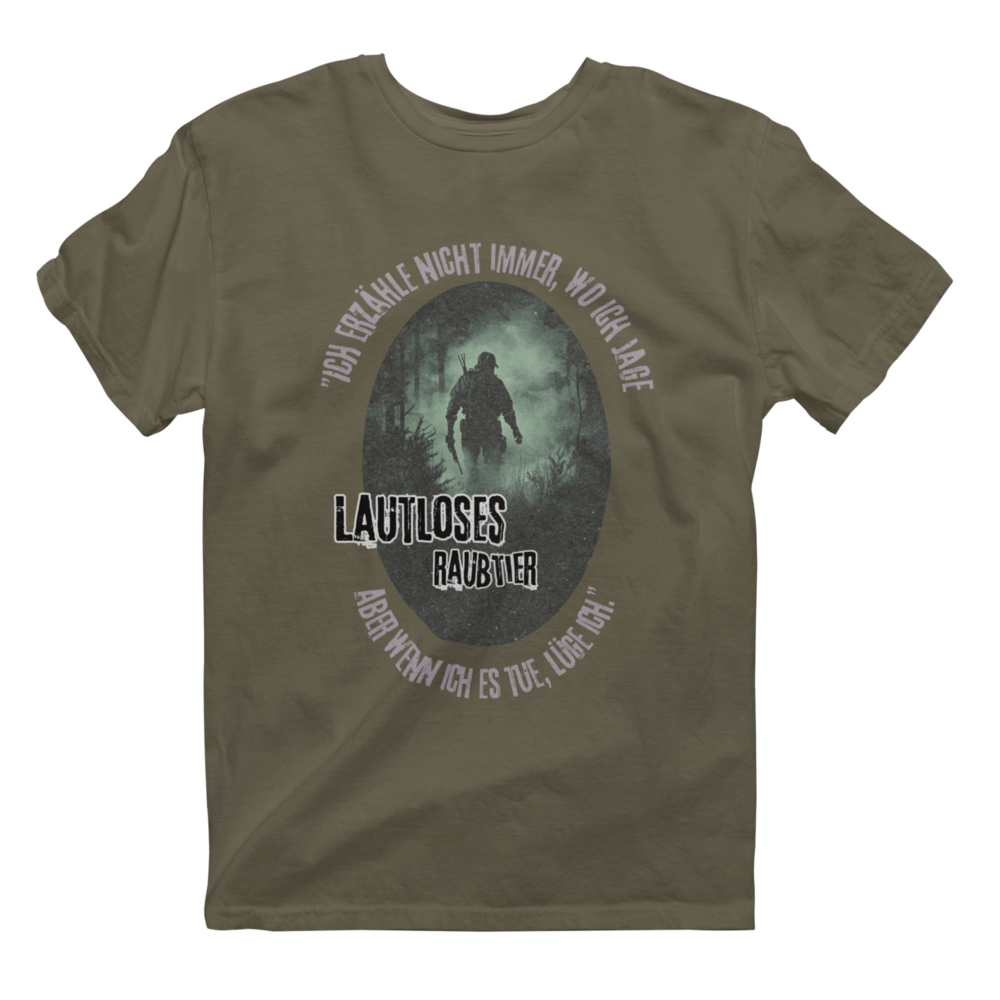 Unisex T-Shirt "Lautloses Raubtier"