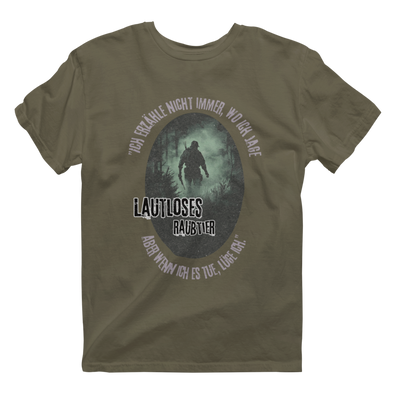 Unisex T-Shirt "Lautloses Raubtier"