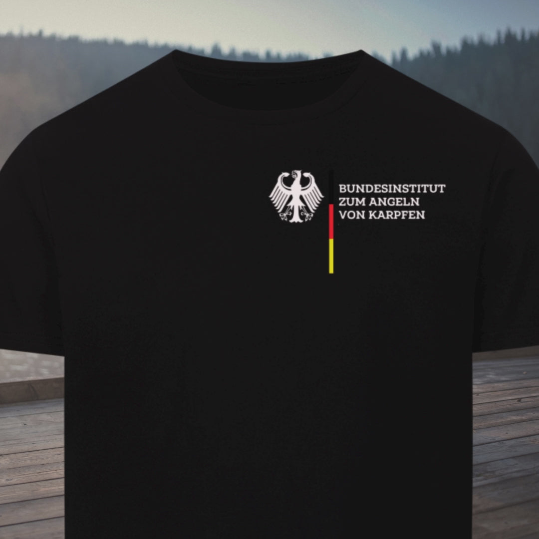 Unisex T-Shirt "Bundesinstitut zum Angeln von Karpfen"